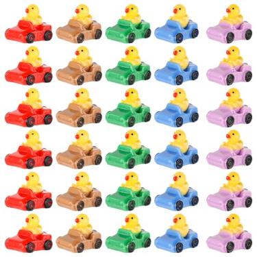 Imagem de Conjunto de 30 peças de mini patos de carro, pato de resina pequeno, engraçado, patos de resina, micro paisagem, patos de animais, mini patos de animais, decoração de painel de carro para decoração de