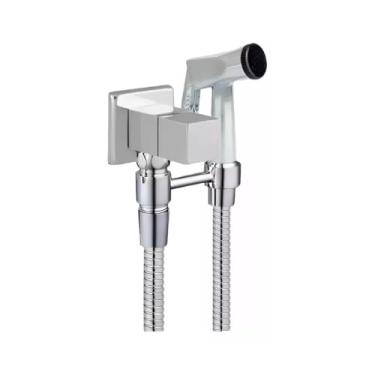 Imagem de Ducha Higiênica Chuveirinho C/registro Quadrado 1/4 Volta