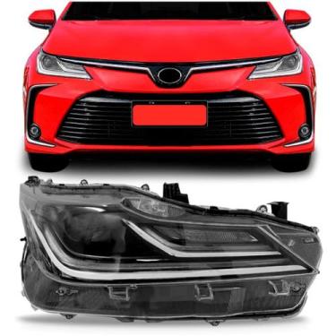 Imagem de Farol Corolla 2020 a 2021 Elétríco Sem Motor - TYC, Direito