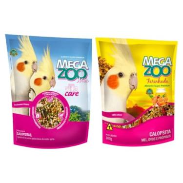 Imagem de Mix de Sementes + Farinhada Megazoo Para Calopsita e Agapornis