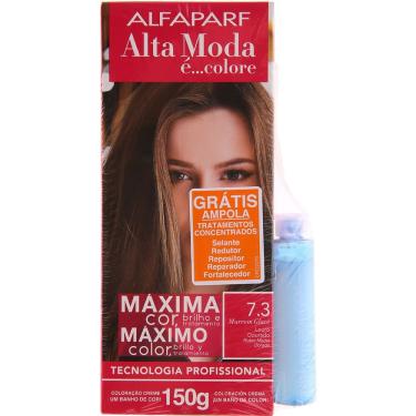 Imagem de Coloração Alta Moda 7.3 Marron Glace Louro Dourado Alfaparf 150g