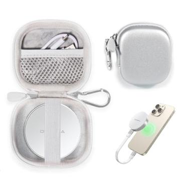 Imagem de CaseSack Capa para SSD portátil magnético DIGIERA de 1,0 TB/2,0 TB/512,0 GB, SSD externo com USB 3.2 tipo C (branco)