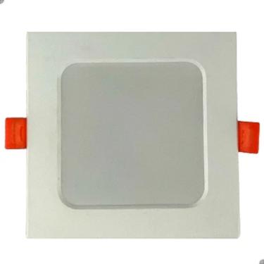 Imagem de Painel Plafon Led Quadrado 12x12 Embutir 6w Bivolt 3000k