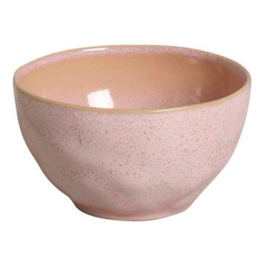 Imagem de Conjunto de Bowls Orgânico Litchi com 06 Peças em Stoneware Rosa - Por