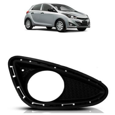 Imagem de Moldura Grade do Milha Hb20 2012 2013 2014 2015 Com Furo Milha - Autom