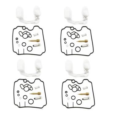 Imagem de Kit de reparo de carburador de motocicleta, válvula de agulha, parafuso de ar e boia para XJ600N XJ600S Diversion 1992-1994 XJ 600 N S