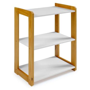 Imagem de Estante para Livros 75cm X 54cm Infantil Branco