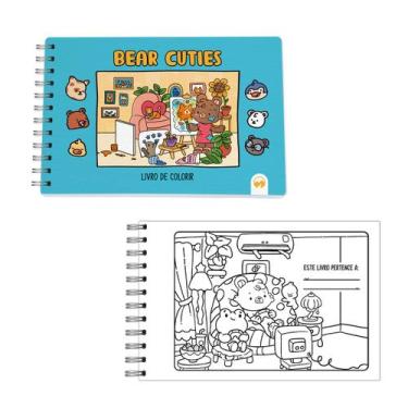 Imagem de Livro de Colorir Bear Cuties Vale das Letras 64 Páginas