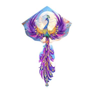 Imagem de Aymzbd Enorme pipa esportes pipa atividades ao ar livre em forma de desenho animado para férias de viagem de fazenda parque, 140x220cm