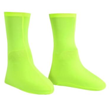 Imagem de Aymzbd Sapatos cobrem as botas cobre o protetor de sapatos reutilizáveis ​​à prova de chuva para acampamento de jardim de esportes ao ar livre de bicicleta, Verde, Adultos