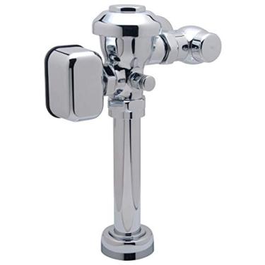 Imagem de Zurn Válvula de descarga de diafragma com sensor exposto AV AquaVantage com 1,6 gpf, 29 cm áspero, 3,5 cm, botão de substituição manual e sensor de parede cromado (ZEMS6000AV-WS1-MOB)