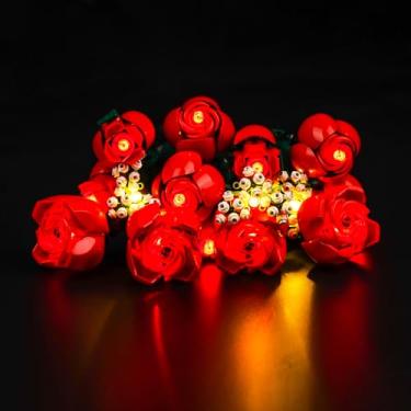 Imagem de BrickBling Light Kit Compatible with Lego Icons Bouquet of Roses, Décor Lights Compatible with Lego 10328, Great Gift for Anniversary and Valentine's Day (Lights Only, No Bricks)
