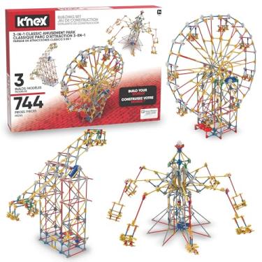 Imagem de K'NEX - 3-in-1 Classic Amusement Park Building Set - 744 Pieces, Motorized, Kid Construction Set‚ Ages 9+