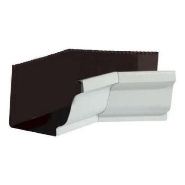 Imagem de Esquadro interno 45 branco bella calha para calha de aluminio