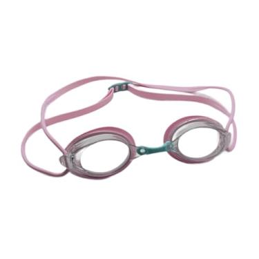 Imagem de UGPLM Óculos de natação Óculos de natação Ampla visão Profissional ajustáveis ​​Antiembaçante para mergulho com snorkel Esportes aquáticos Júnior e Infantil, Rosa