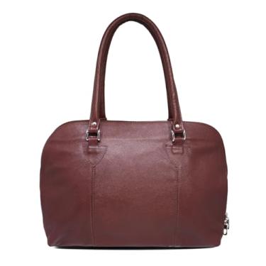 Imagem de Pasta Feminina de Couro Modelo Office - Relicário (Pinhão)