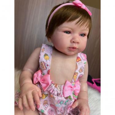 Imagem de Bebê Reborn Luiza - Kit Completo Corpo Do Bebê Tecido