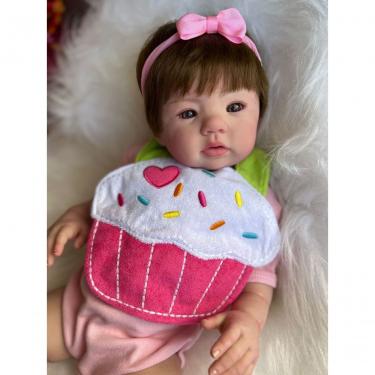 Imagem de Bebê Reborn Alice - Kit Completo Corpo Do Bebê Tecido