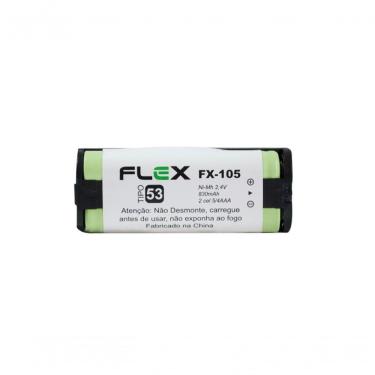 Imagem de Bateria Para Telefone S- Fio Tipo 53 2.4v 830mah Fx-105 - Flex Gold -