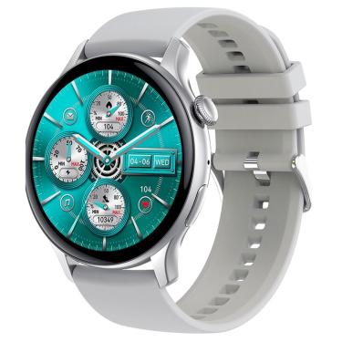 Imagem de Relógio Inteligente Chamada Bluetooth Tela Amoled Hd Cinza