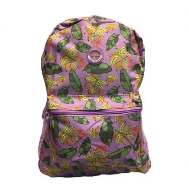 Imagem de Mochila Costas Juvenil Estampada Girls Tropical - Mf3433 - Clio Lilas