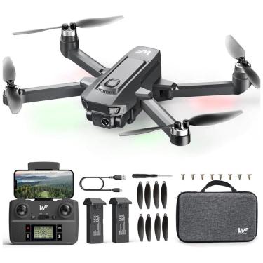Imagem de Drone com Câmera 4K para Adultos, GPS Follow Me, Dobrável FPV RC Quadcopter, Retorno para Casa, 40 Minutos de Voo e 2 Baterias, WeFone,