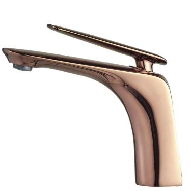 Imagem de Torneira de Banheiro Lavabo Misturador Monocomando (Acqua - Rose Gold) - IC-7401RG