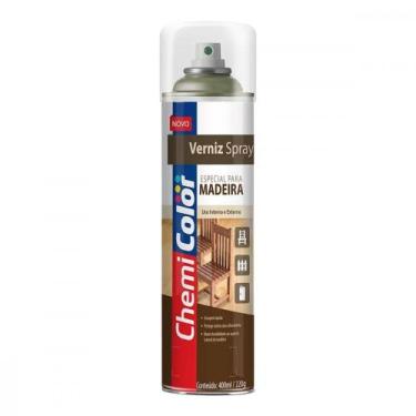 Imagem de Spray Chemicolor Verniz Madeira Mogno 400Ml/220G. - BASTON CHEMICOLOR