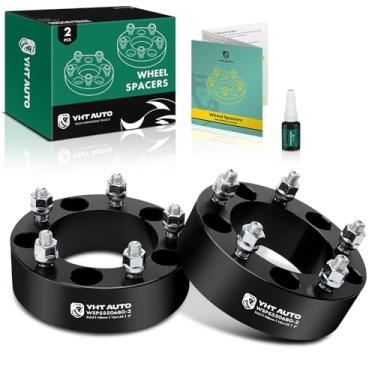 Imagem de YHTAUTO Espaçadores de roda 5 x 5,5 cm compatíveis com Chevrolet, modelos Suzuki, rastreador, rastreador geográfico, espaçadores de pneu Vitara com pinos de grau M12 x 1,25 e 12,9, furo de cubo de 108