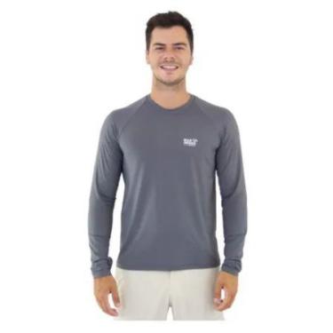 Imagem de Camiseta de pesca mar negro slim poliamida chumbo g