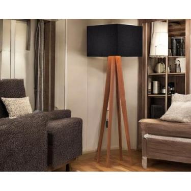 Imagem de Luminaria Abajur D Chão Para Sala Luna Classic - D+MOB, Preto8