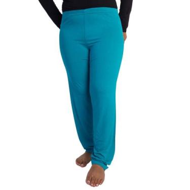 Imagem de Calça Pijama Viscolycra Plus Size Sepie 1208N Verde Água, Verde água, 