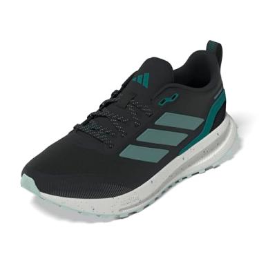 Imagem de adidas Tênis feminino Run Falcon 5 Trail, Carbono/tonelada menta/Halo Mint, 37