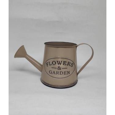 Imagem de Vaso Regador Decoração Metal Flowers Garden Arranjo Rosé