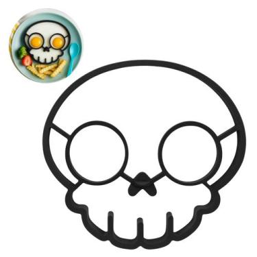 Imagem de Modelador de ovos de silicone com forma de caveira - Dasshaus Utensili