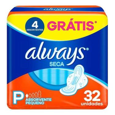 Imagem de Absorvente Super Protecao Seca Com Abas 32 un Always