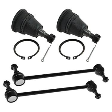 Imagem de TRQ Conjunto de kit de suspensão com junta esférica inferior dianteira, 4 peças para Dodge Grand Caravan Routan C/V Cargo Van Town & County 2008-2018