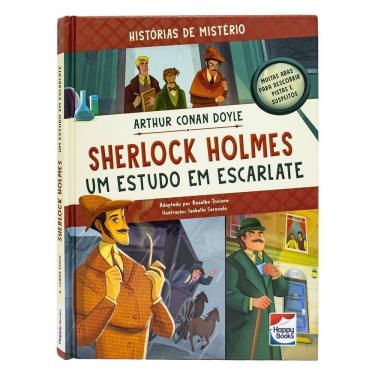 Imagem de Histórias de Mistério - Sherlock Holmes - Um Estudo Em Escarlate