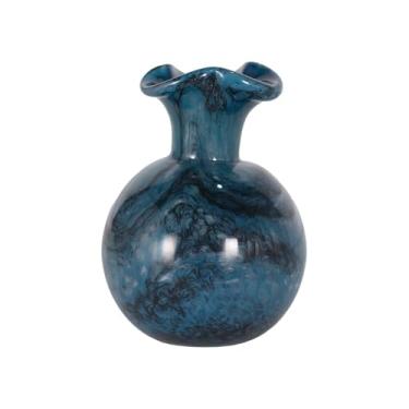 Imagem de VASO DECOR MURANO 12X16 CM MESCLA AZUL SAFIRA