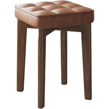 Imagem de Cadeira De Pétala De Sala De Estar Estofada Em Veludo, Confortável Cadeira De Vaidade Moderna De Meados Do Século, Cadeira De Jantar De Lazer Retrô, Para Sala De Jantar, Quarto, Dark Brown, One Size