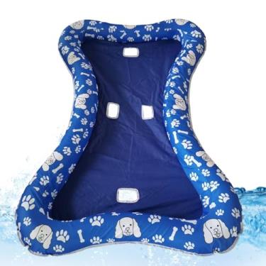 Imagem de Flutuador Para Cães, Brinquedo Inflável Para Animais De Estimação, Esteira Aquática Para Brincadeiras Animais No Lago Praia Rio Jardim Exterior
