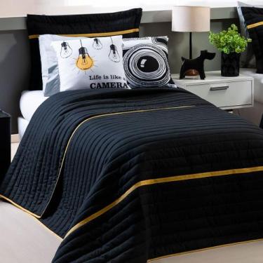 Imagem de Cobre Leito Solteiro Inove Dupla Face 200 Fios 4 Peças - Selfie - To D