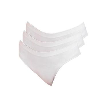 Imagem de Kit com 3 Calcinhas Biquíni Hope S38020, Branco, P