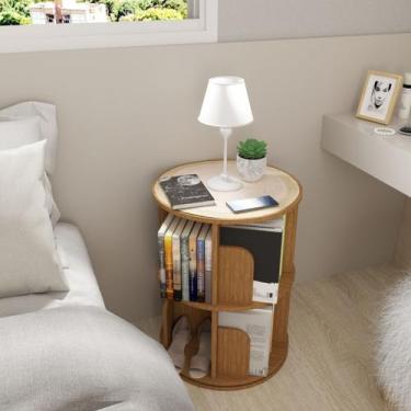 Imagem de Estante Prateleira Giratória Organizador Livro Brinquedo Decoração e I