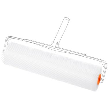 Imagem de Rolo pontiagudo de concreto autonivelante de 45.7 cm: Rolo de piso epóxi cravado de 13/20/31 mm, rolo composto de peneiramento cravado para concreto de cimento, removedor de bolhas da HexDorn (31 mm)