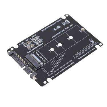 Imagem de Serounder M.2 NGFF BKEY SSD para Adaptador SATA, Projeto à Prova de Choque de Conector Elástico Suporta 2230 2242 2260 2280 Tamanhos SSD, Com Transmissão de Dados Estável, para 7 8 10