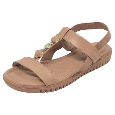 Imagem de Sandália Feminina Rasteira Conforto Pratico Comfortflex