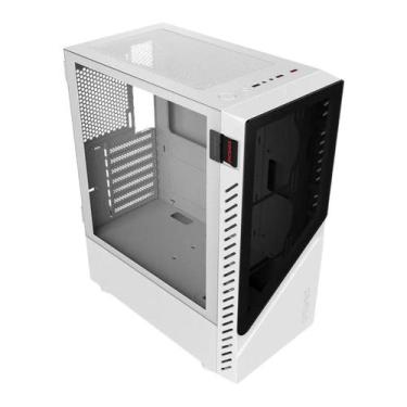 Imagem de Gabinete Gamer Pcyes White Ghost Mid-tower Usb 3.0 Cor Branco