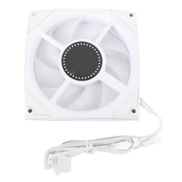 Imagem de Ventilador de Caixa de 120 Mm para PC, fã de 4 Pinos CPU Cooler Com Lâmina Reversa Pwm 5v 3 Pin Argb 800 a 1800rpm Argb Luz Síncão de Luz CPU CPU Cooler CPU Air Cooler para