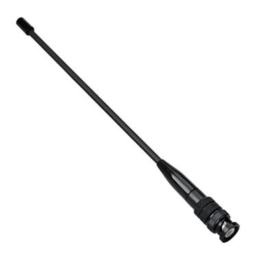 Imagem de Antena Telescópica HYS Dual Band/Rod Soft Antenna VHF/UHF BNC (8 polegadas) – 14 polegadas) 2M/70 cm Antena para Vertex HR146, HX300, HX320, HX400 Walkie Talkie
